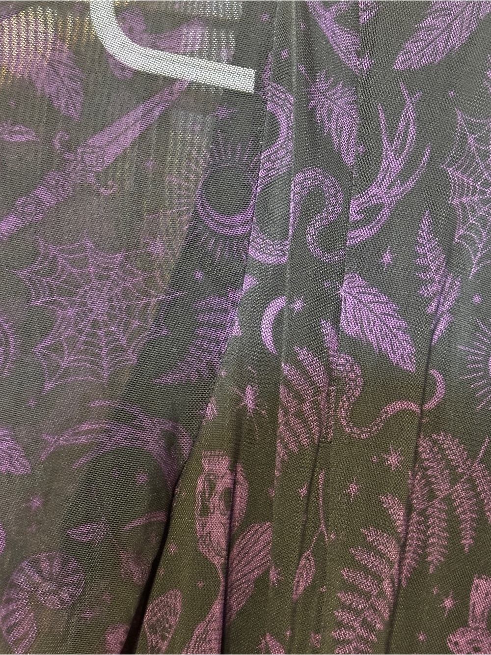 Torrid Nightfall mesh tiered mini dress - Picture 4 of 6